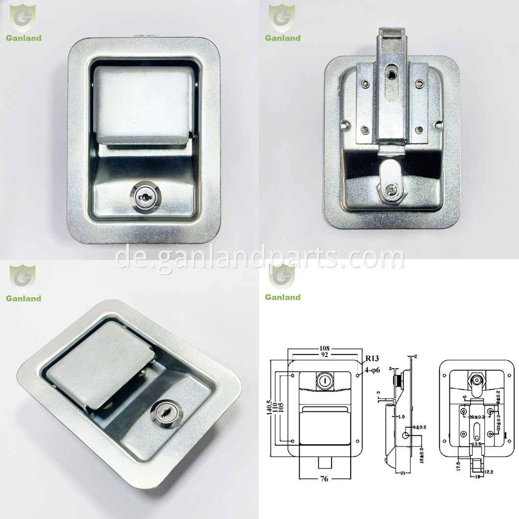 Steel Paddle lock 